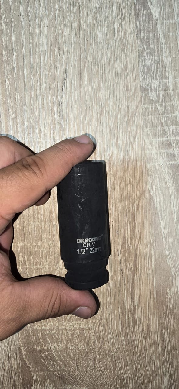 Okboong CR-V 1/2 inch 22 mm deep impact socket