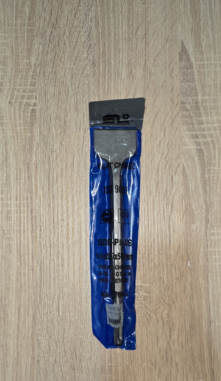 SDS-Plus flat chisel 14 x 250 x 50 mm for rotary hammers